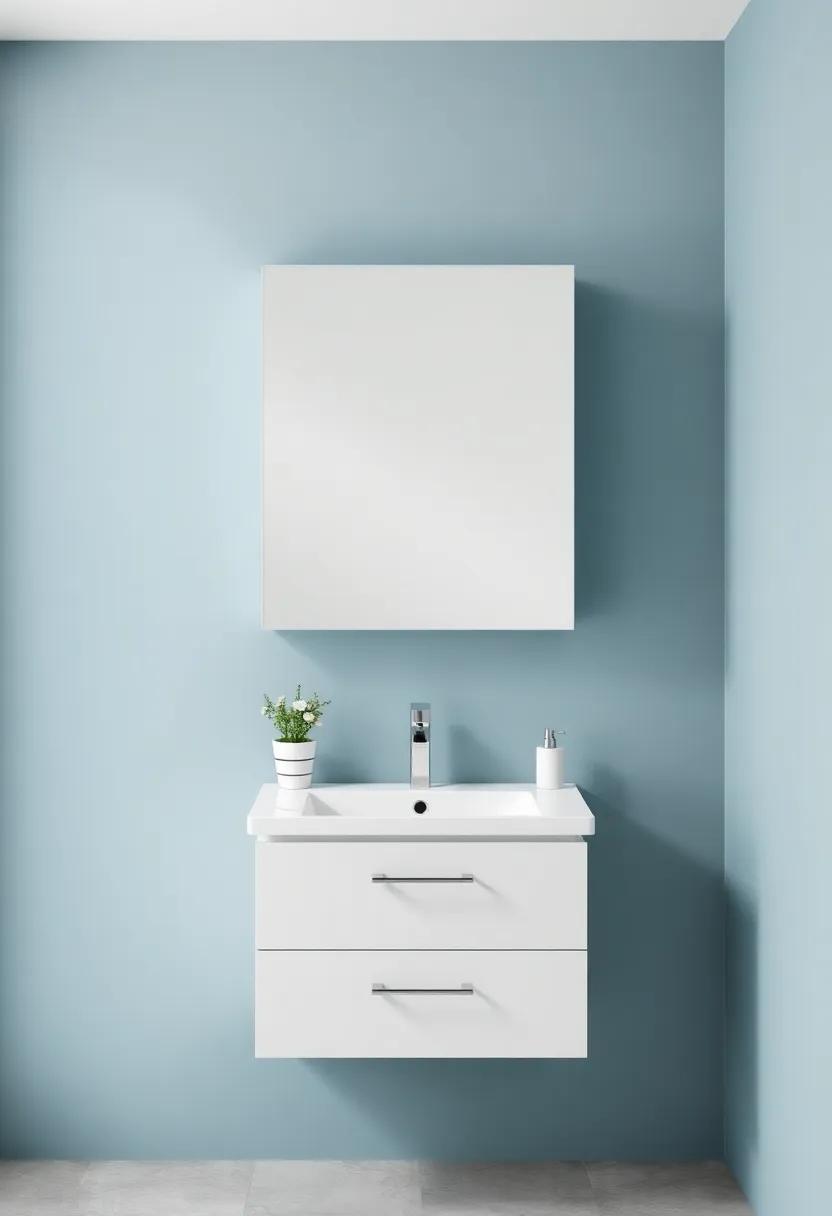 Maximizing Small Spaces with Compact Wall Vanity Cabinet Designs