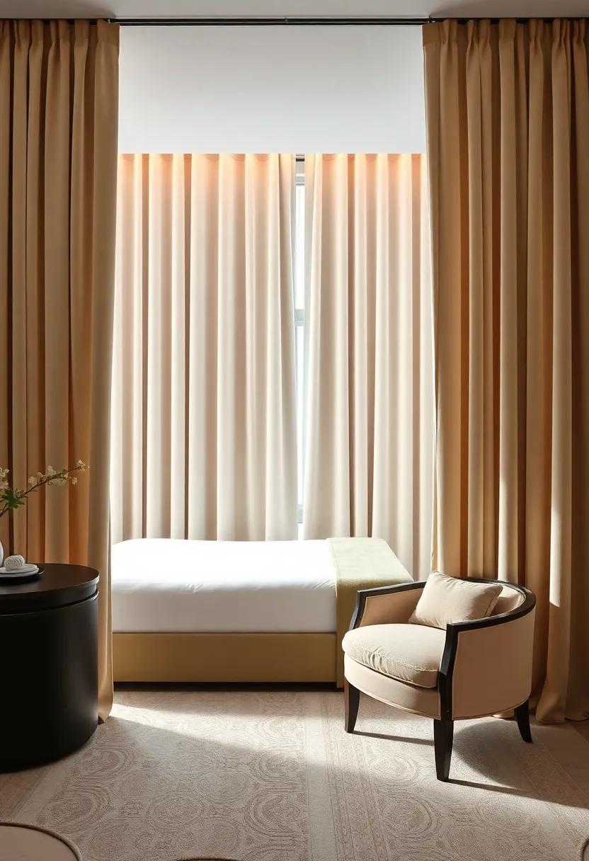 Inspiration from Glamorous Hotels: Velvet Curtain Ideas⁤ for Home
