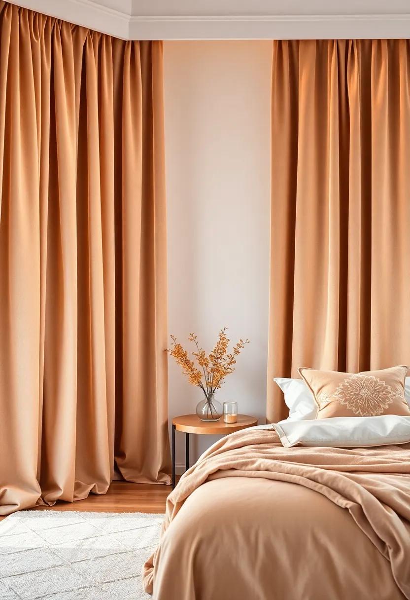 Creating an Inviting Atmosphere With⁢ Warm-Hued Velvet Drapes