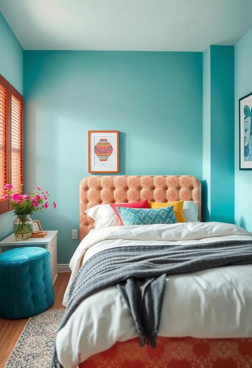 Colorful Accents: infusing Personality Into⁣ Cozy Bedroom ⁤Corners