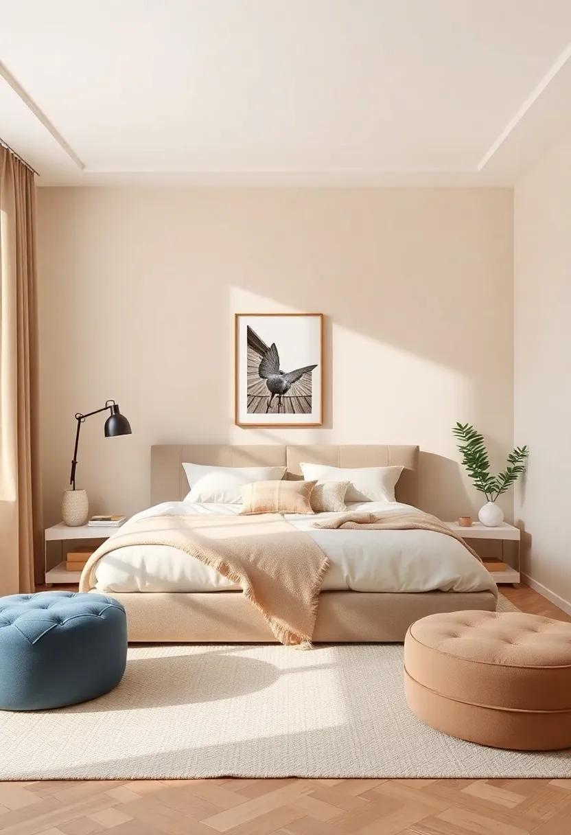 Balancing⁤ Beige with Bold Accents for an elegant Contrast