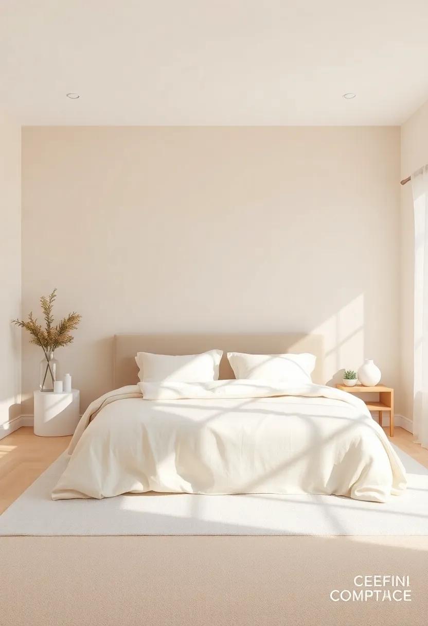 Creating ‌a Minimalist⁤ Haven with Shades of Beige and ⁤White