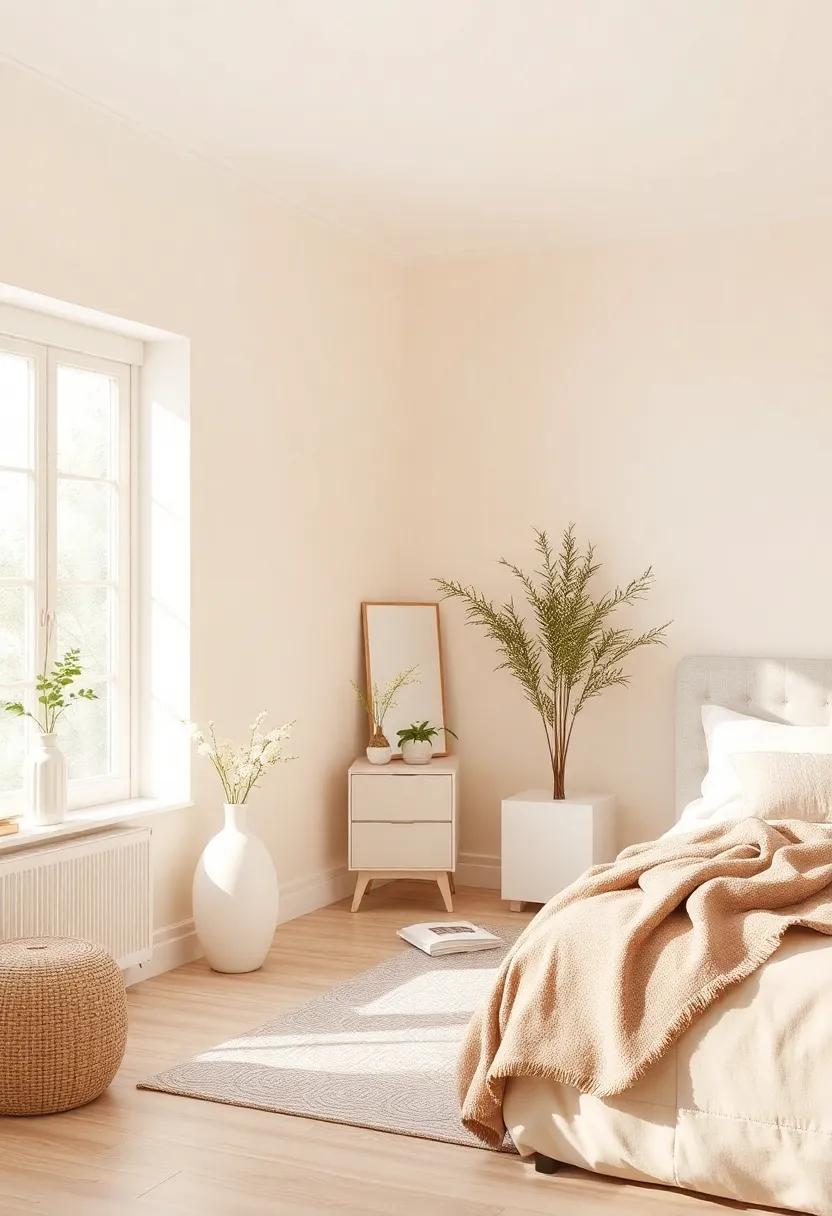 Revamping Small Spaces with Beige for an open and‍ Airy​ Feel