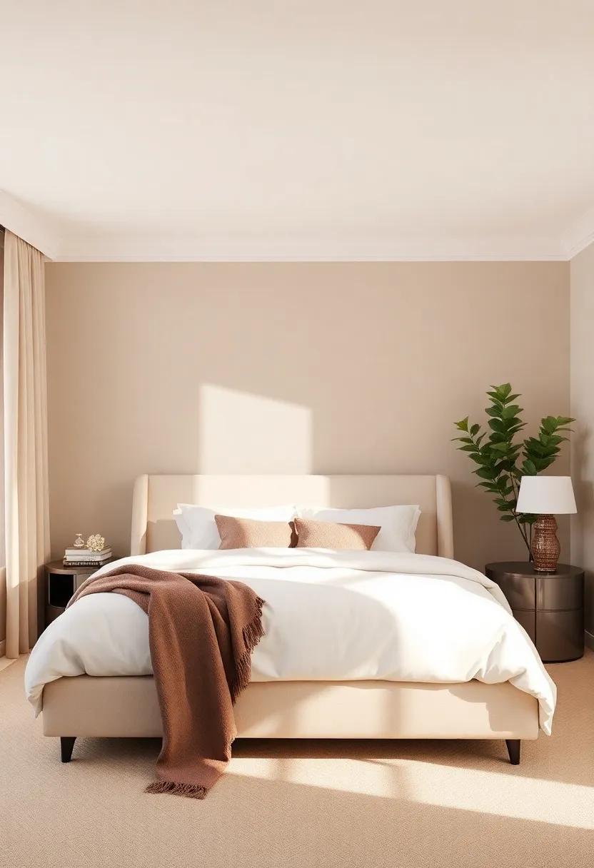 A Sophisticated⁢ Palette: Beige with Jewel Tones for Luxurious Depth