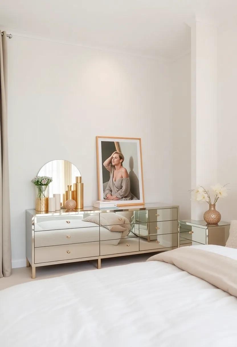 Artful Arrangements: Styling Your Bedroom with Mirrored Furniture