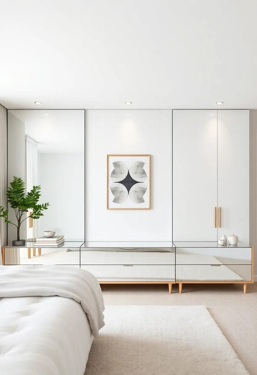 Creating⁢ Illusions⁢ of⁢ Space with Mirrored furniture in Small​ Bedrooms