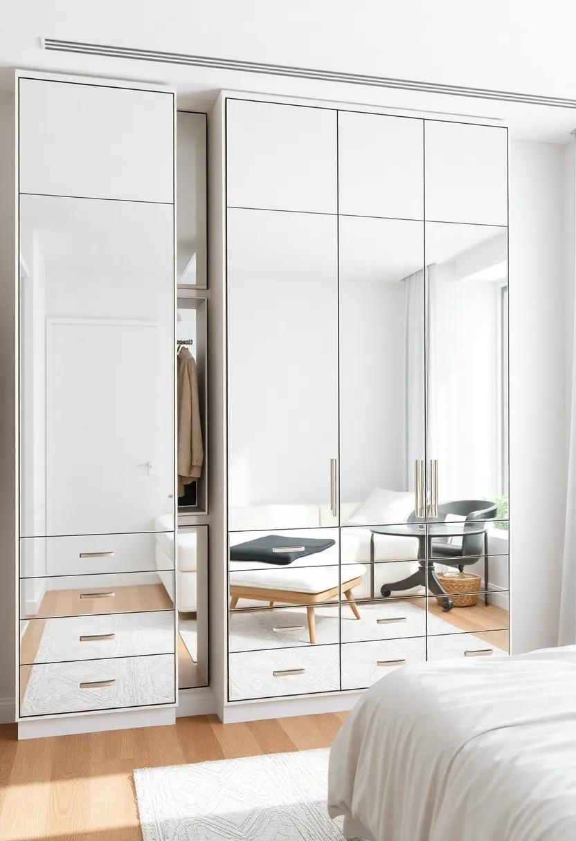 Designing a ‍Multi-Functional bedroom with ‌Innovative Mirrored Storage
