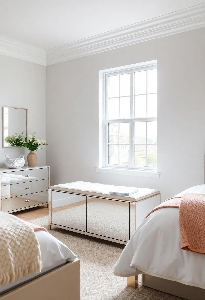 Elegant and ⁣Compact: The Benefits of Mirrored Storage Benches