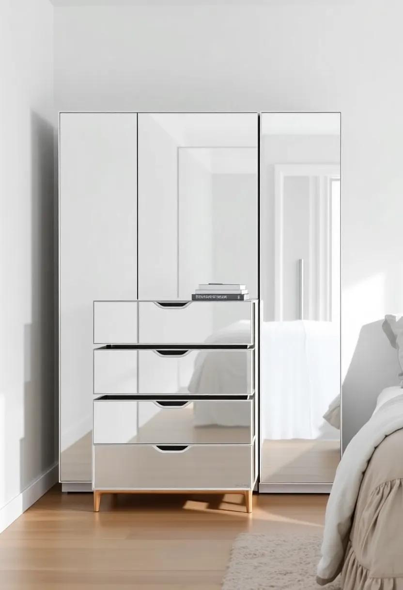 Innovative Drawer designs in⁣ Mirrored furniture for Maximum Utility