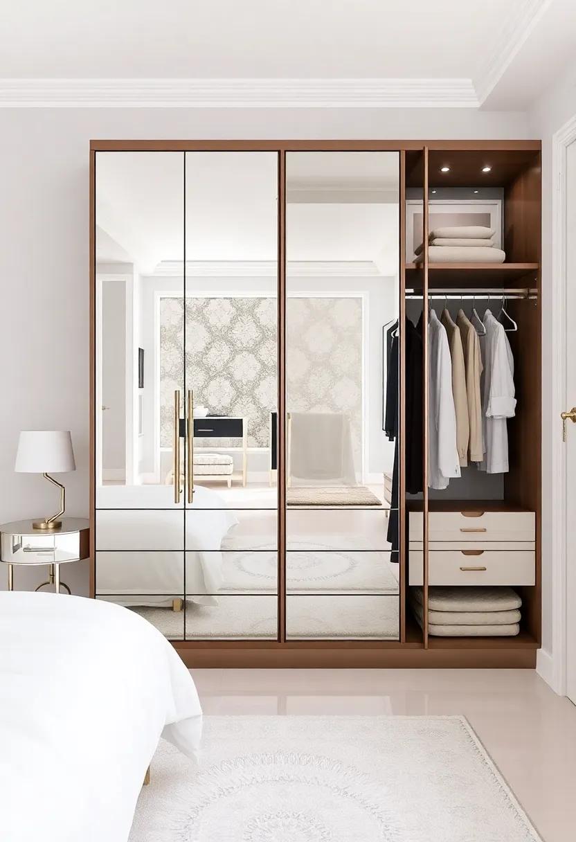 Mirrored Wardrobes:⁣ Organizing Your Wardrobe with Flair and ‍Function