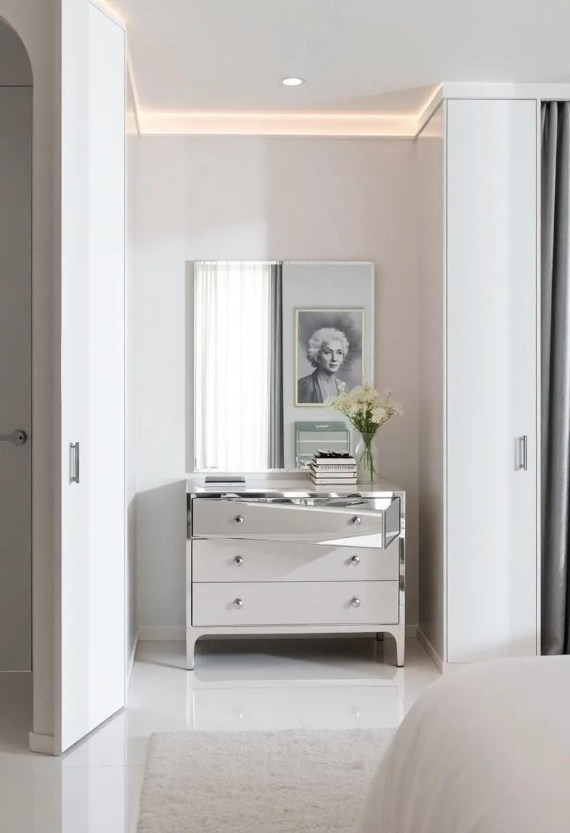 Mirrored Accents: Small Touches that add Grand Designs to the Bedroom