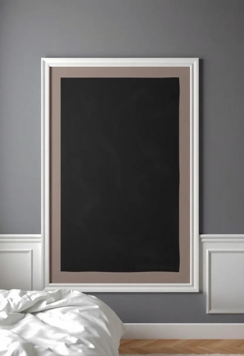 Contrast with Paint: Paint sections ⁢of your wall in a solid color to ​create a framed‍ chalkboard effect, which can add depth and‍ interest to your room