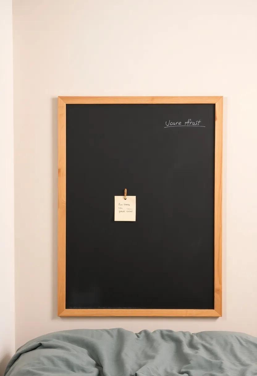 Message Center: Use magnets and a⁣ chalkboard surface together for ‍a combined ⁤message center⁣ that can hold notes and reminders