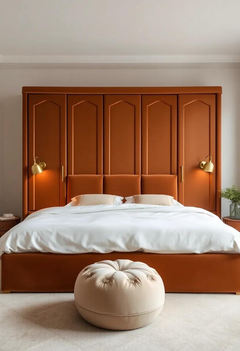The Luxe velvet Upholstered Wardrobe: completely transforming traditional wardrobe design, this velvet-clad beauty adds a touch of‌ lush glamour and softness to your sleeping space