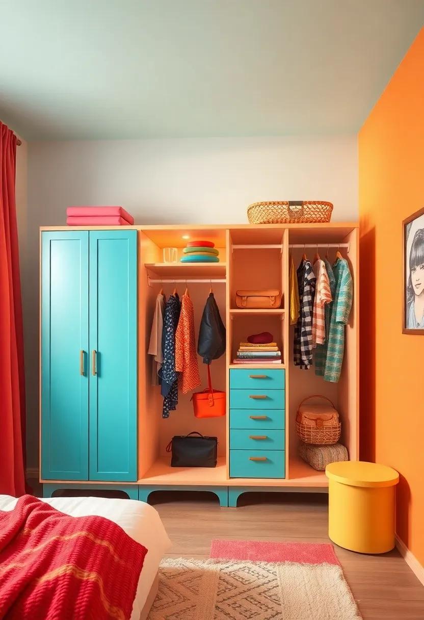 The Retro 70s Wardrobe: A burst of color and personality brings this‌ wardrobe to life, channeling​ nostalgia while ensuring⁢ style remains fresh and bold