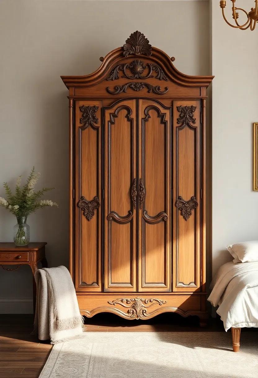 The Victorian Charm armoire: Intricately carved ‍and beautifully detailed, this armoire captures the essence‍ of the Victorian‌ era, making it a stunning focal point in your ⁣space