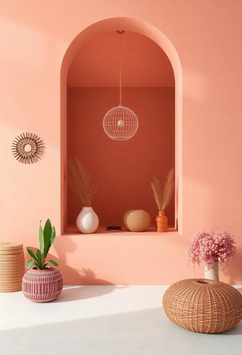 Color Schemes: harmonizing Earthy Tones with Bright Accents