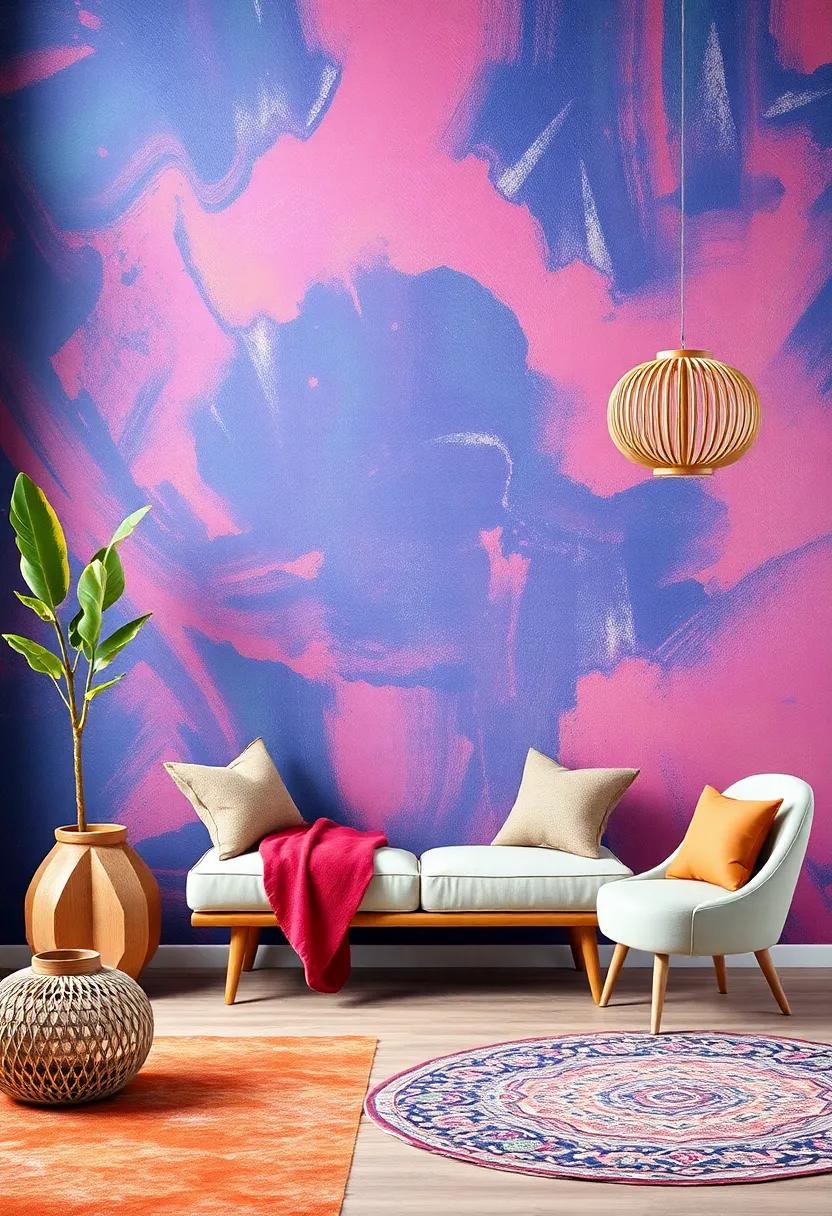 Embracing Vibrant Textures for Bold Bohemian Spaces
