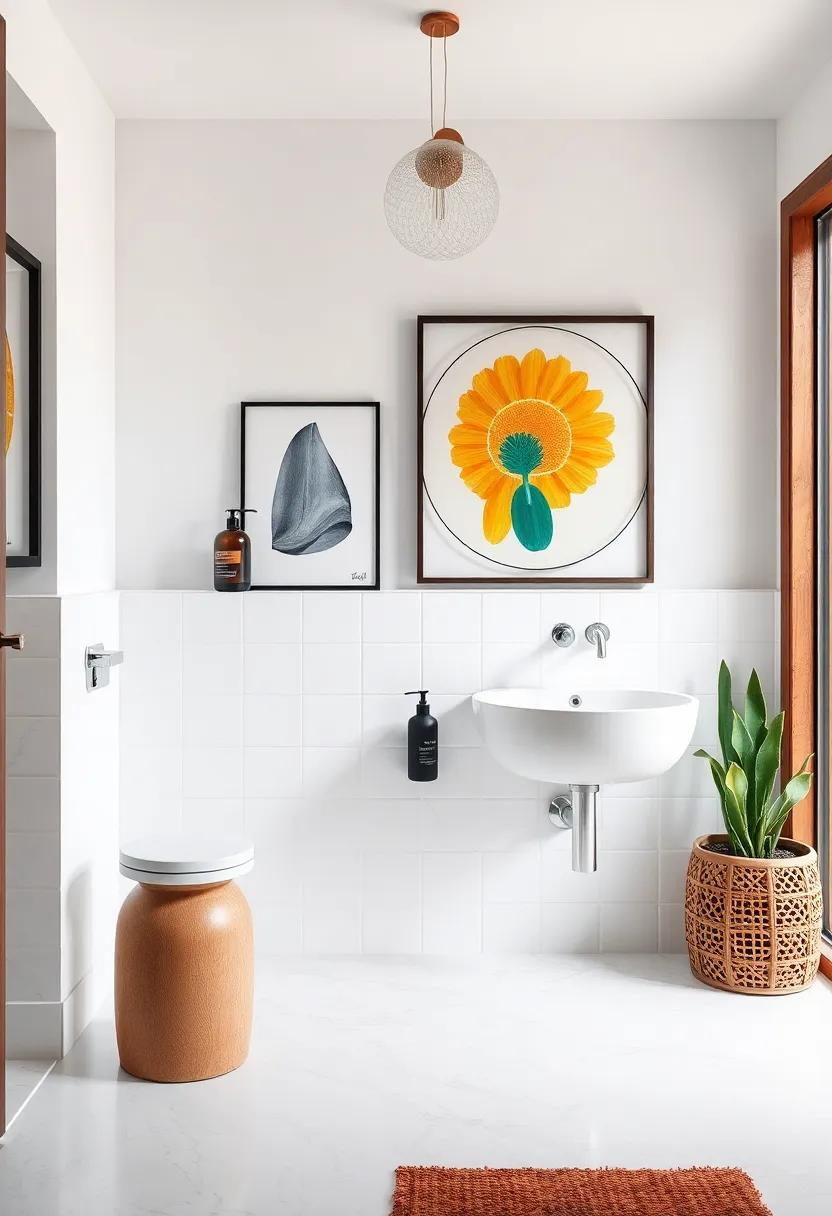 Experiment with eclectic art pieces, from quirky sculptures to framed photography, all curated to tell your personal story