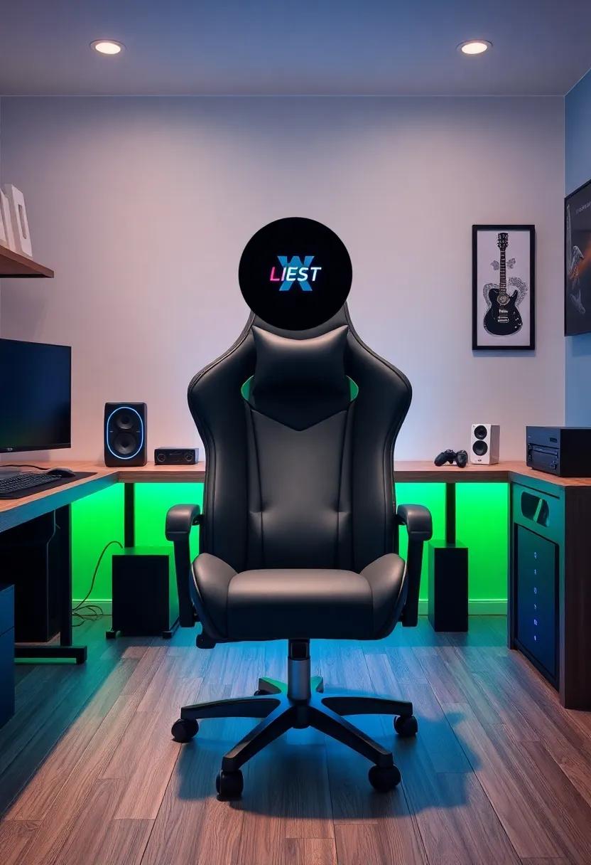 Comfortable Gaming Chair: select an adjustable gaming chair with good lumbar ⁢support ‌to keep those marathon gaming sessions comfortable