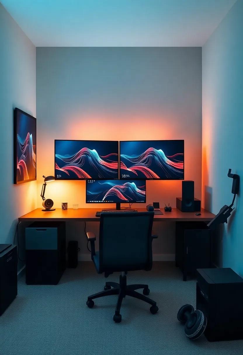 Dual Monitor Setup: Maximize productivity and gaming experience with a dual-monitor layout that⁤ provides expansive viewing space