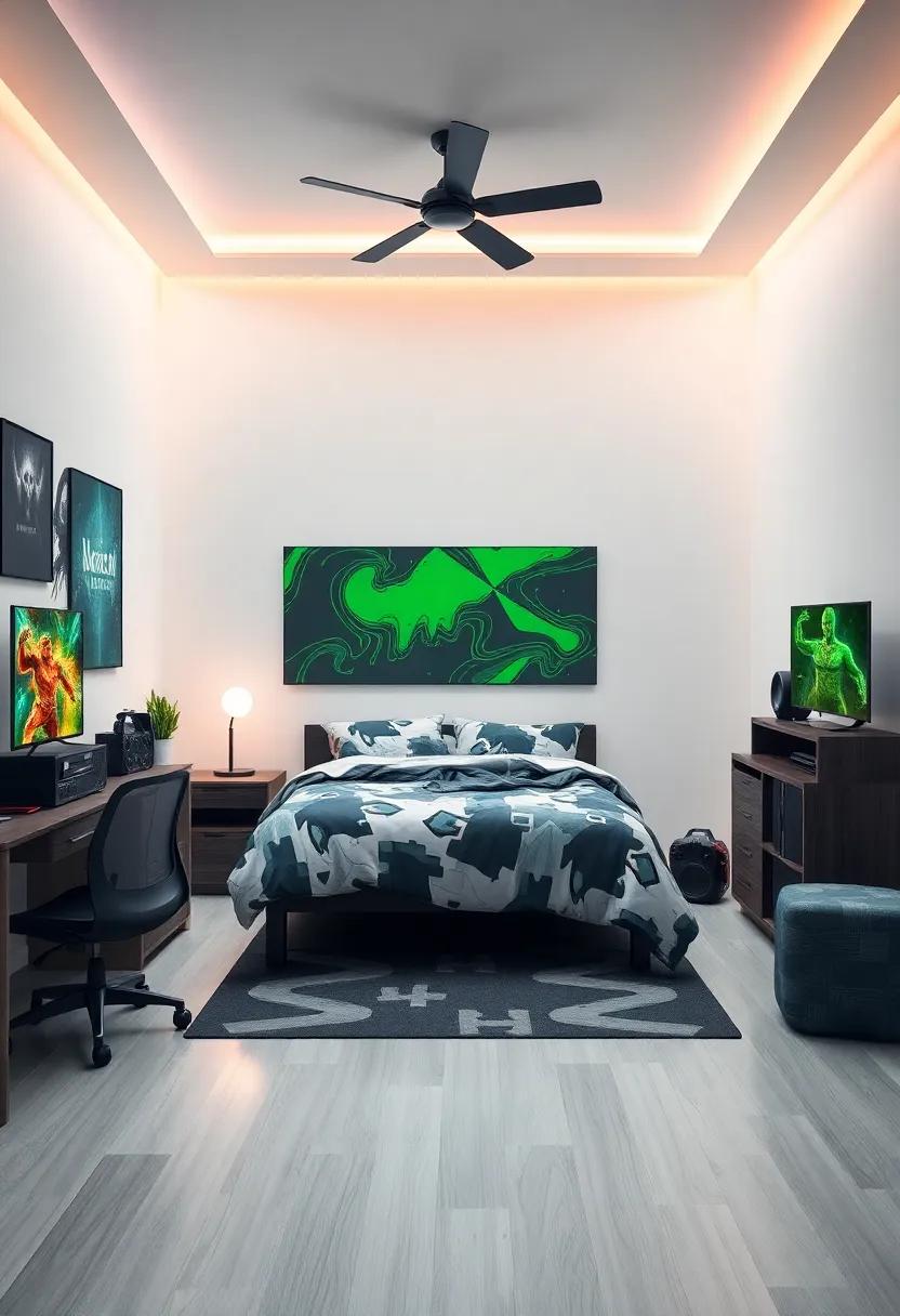 Themed Bedding: Choose bedding that reflects a favorite game,⁣ movie, or character to make the sleeping area an extension​ of the gaming setup