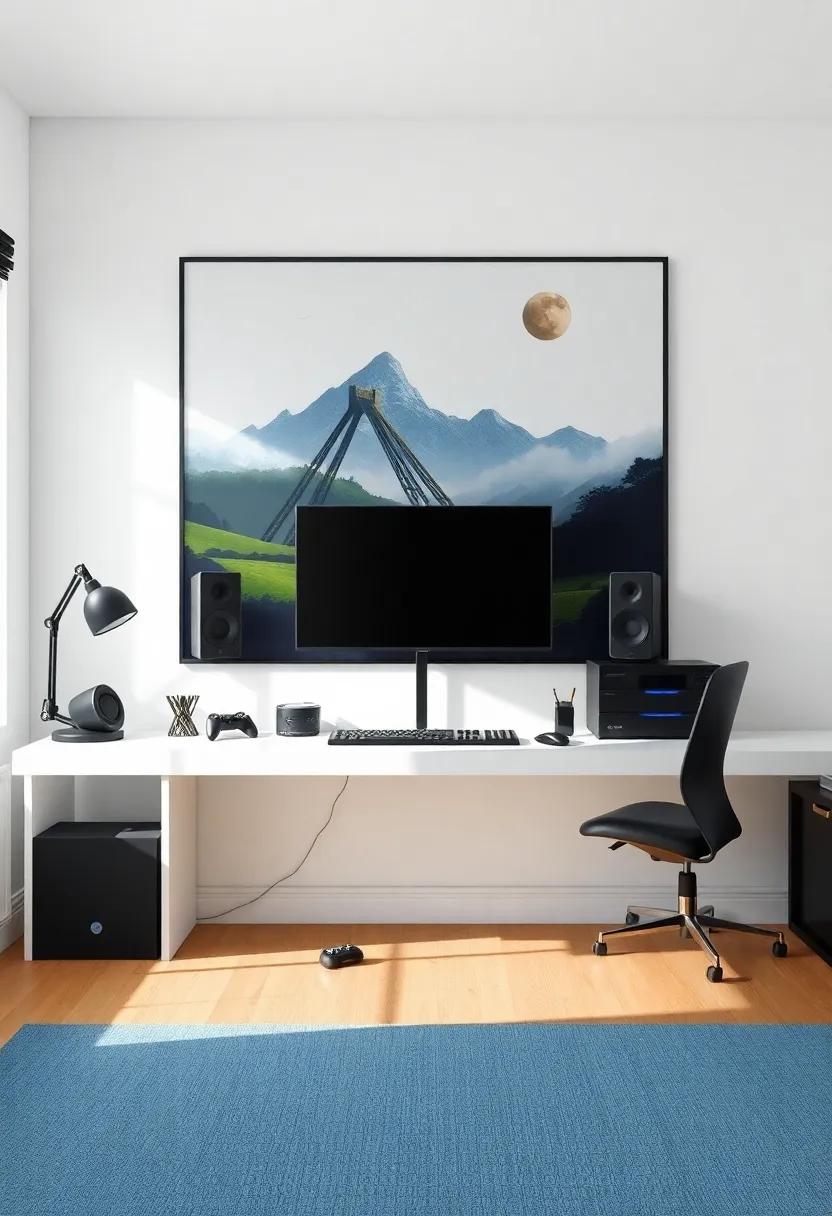 Wall ⁣Art & Posters: Decorate the walls ‌with posters of favorite games, characters, or epic gaming landscapes to inspire creativity and passion