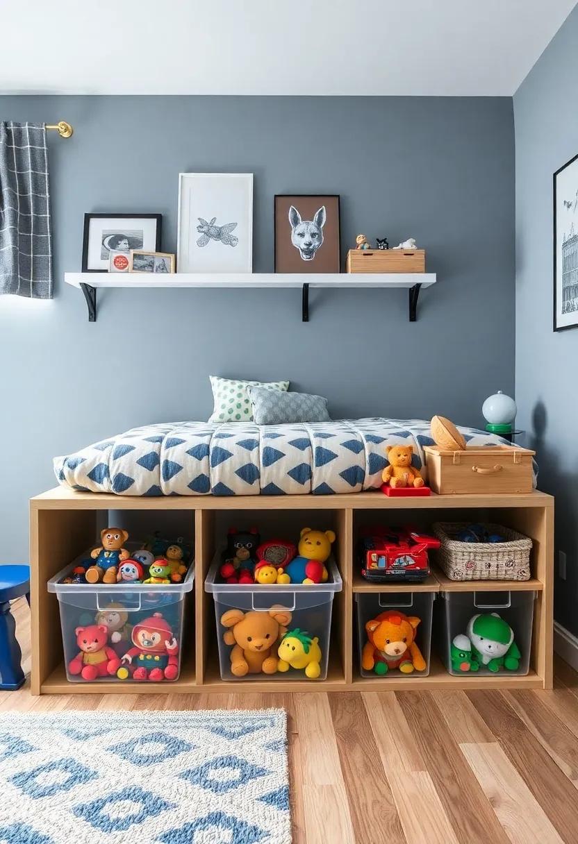 Using Clear Storage Bins to Showcase and Organize Toy Collections