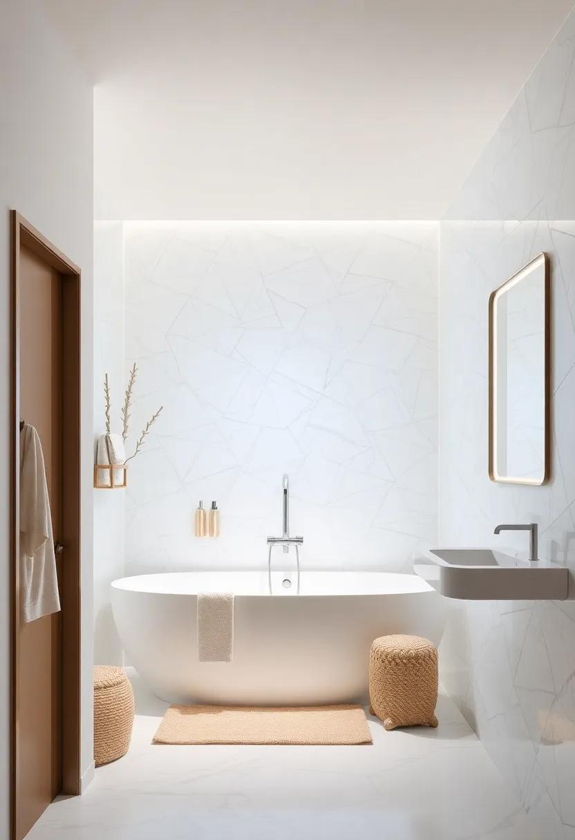 Glass Echoes: ⁣Incorporating Transparent Elements for a Beach Vibe