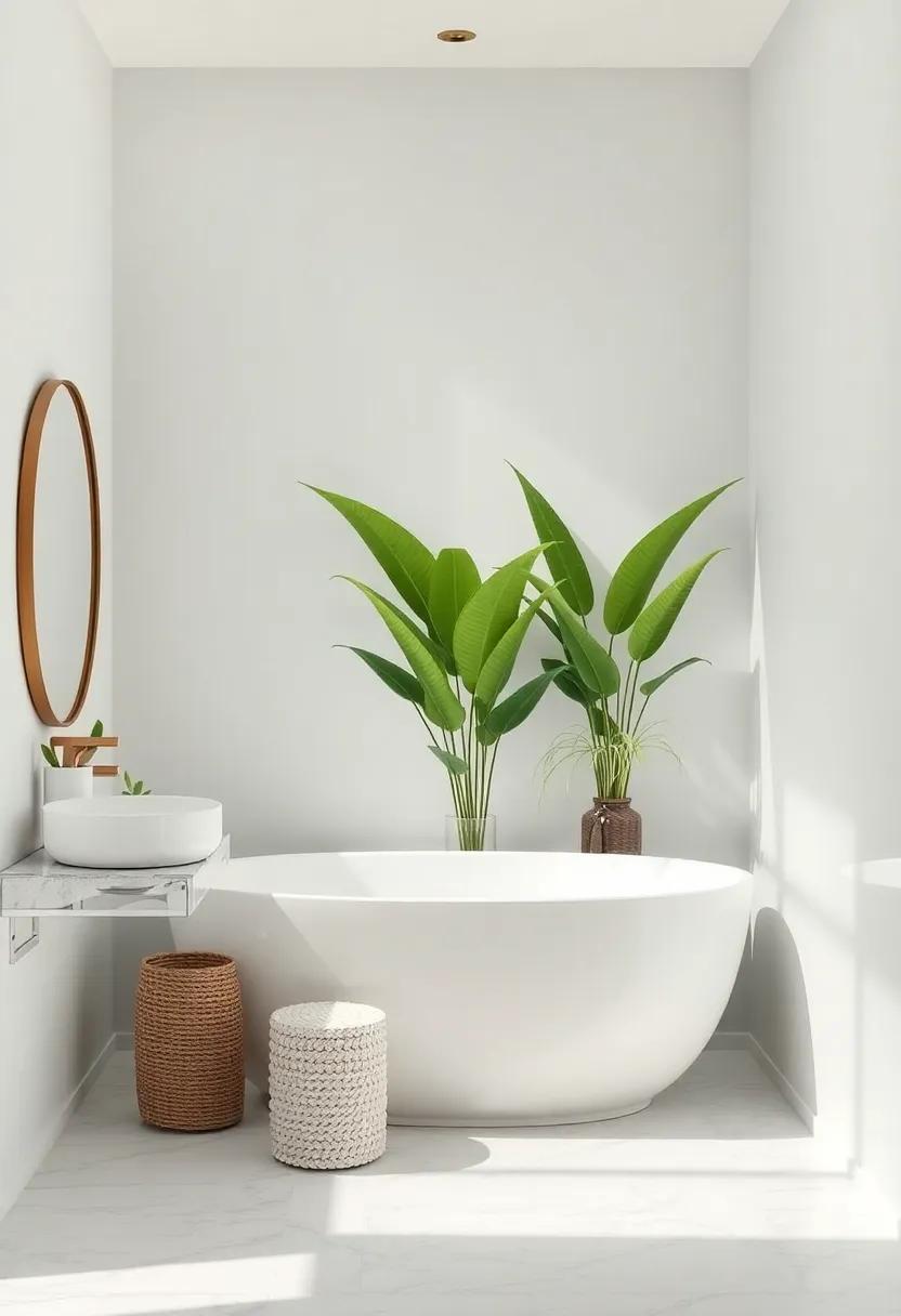 Tropical ⁤Greenery: Integrating Plants and Natural ‌Light ⁣for Freshness