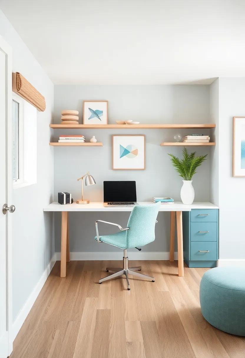 The Allure of Ocean-Inspired Color Palettes​ for a Tranquil Workspace