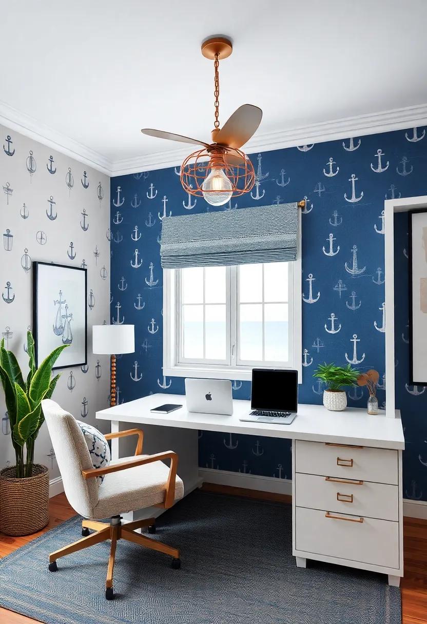 The Magic of Nautical Patterns in‌ Elevating Your Home office Design