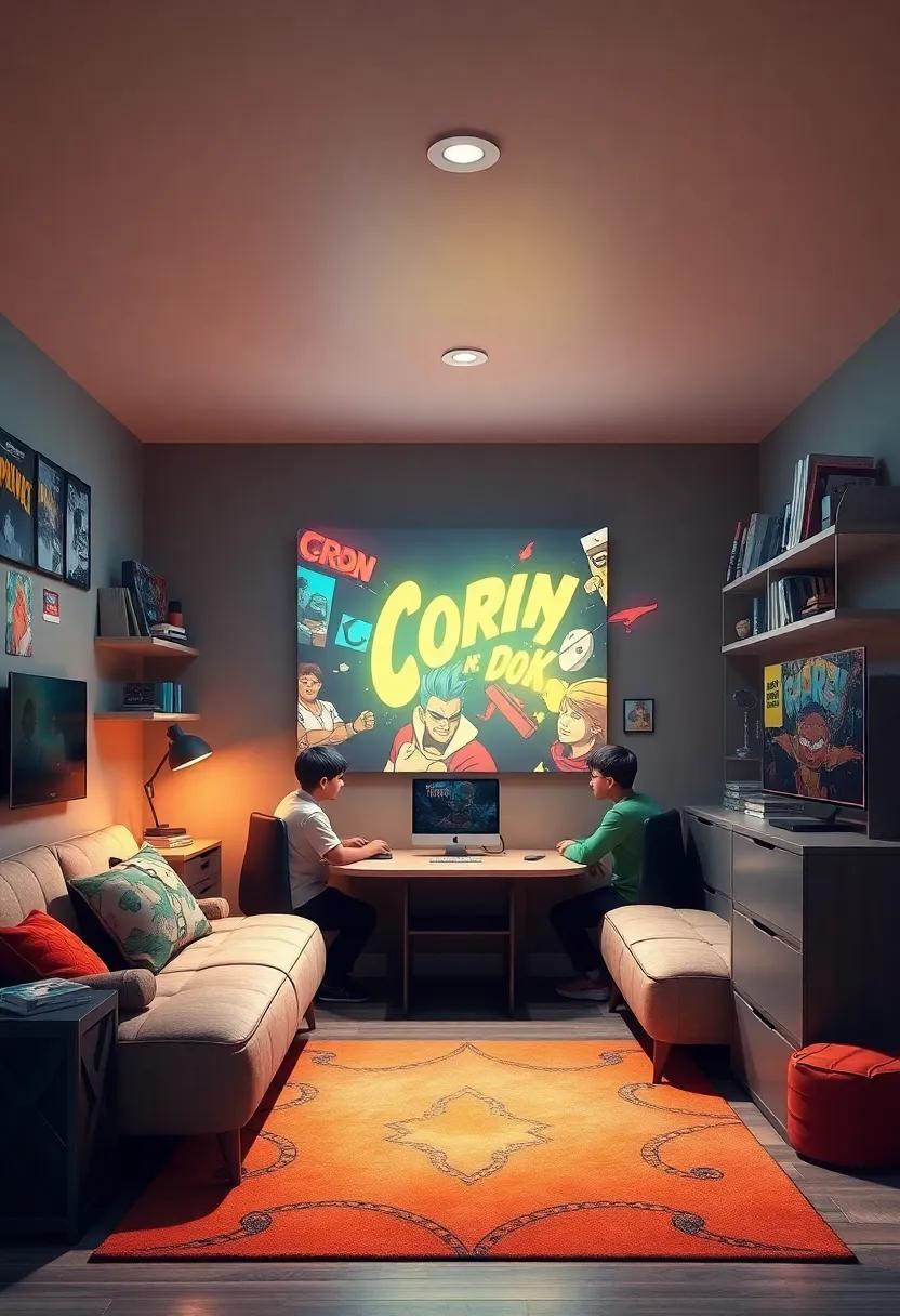 Designing a Multifunctional⁣ Space for Gaming and Socializing with Friends