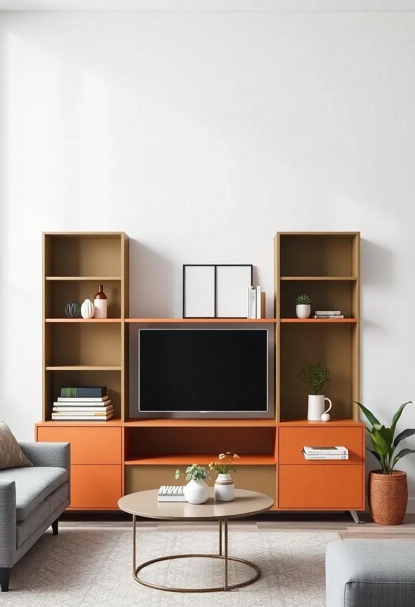 the Role of Color-Blocked Shelves in Modern Design Trends