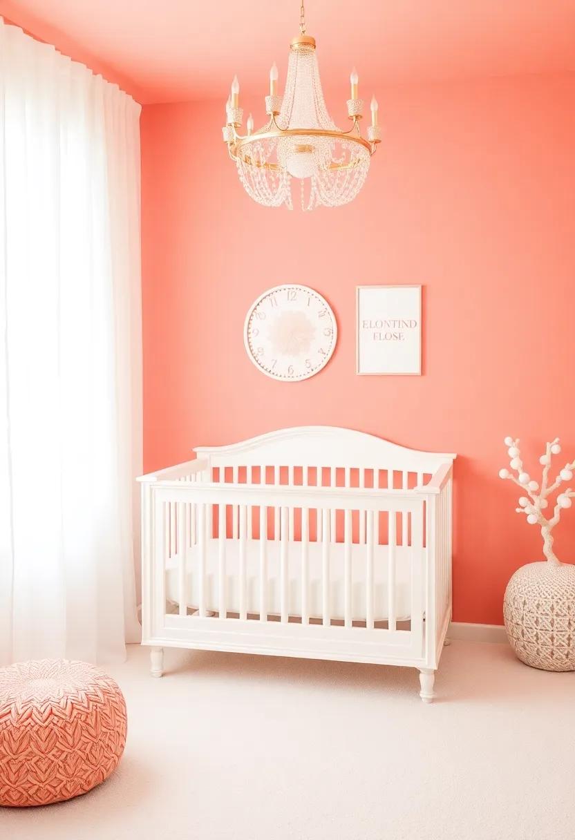 Choosing the Right Coral shades for a Tranquil Nursery Vibe