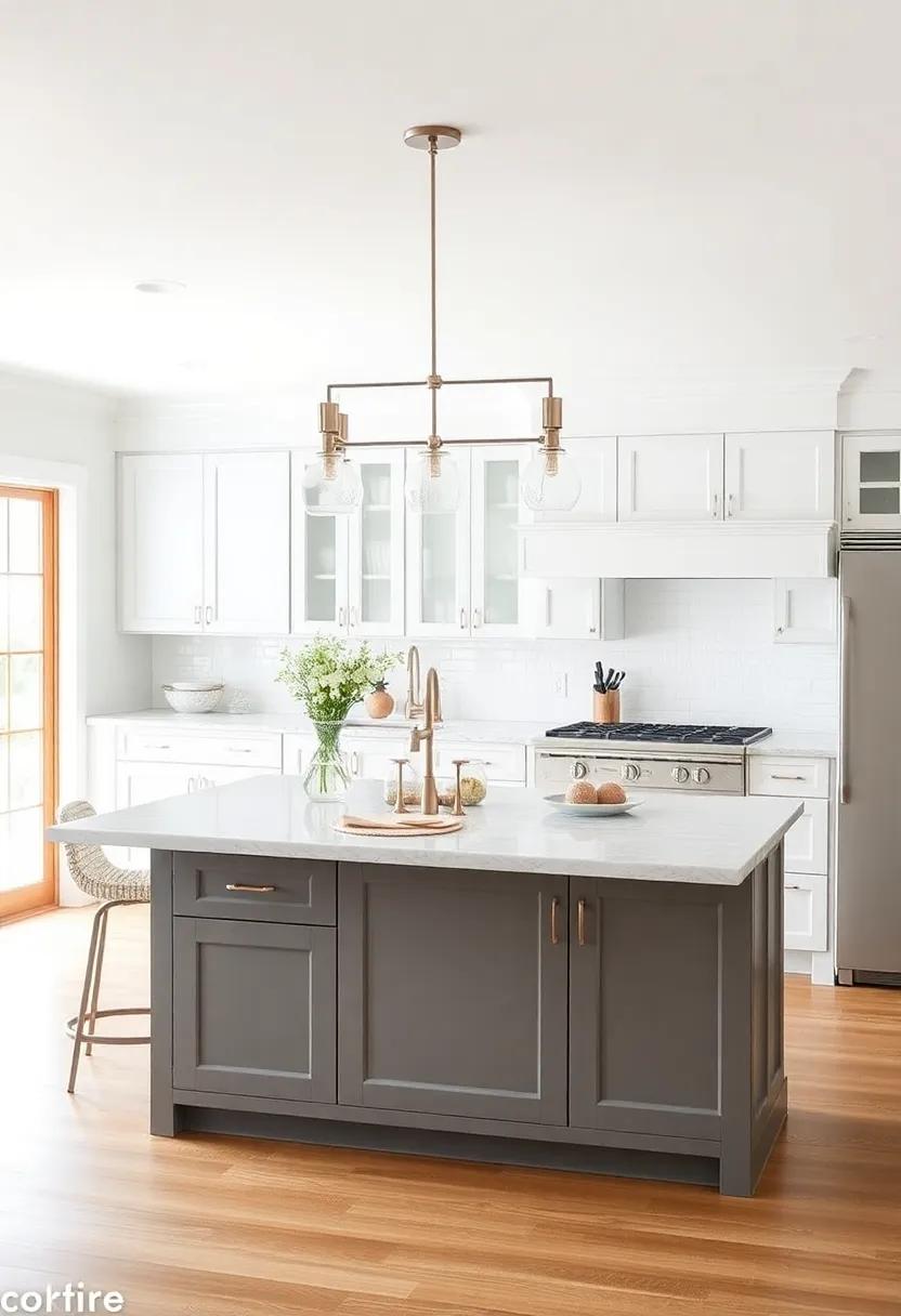 Inviting center Islands that Become the Heart of Your Cottage Kitchen