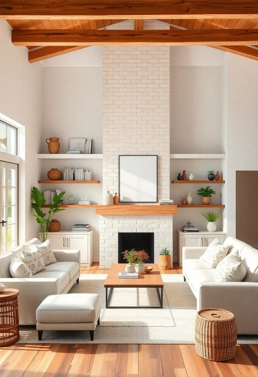 Creating a Focal Point: Designing Around Open Shelving Arrangement