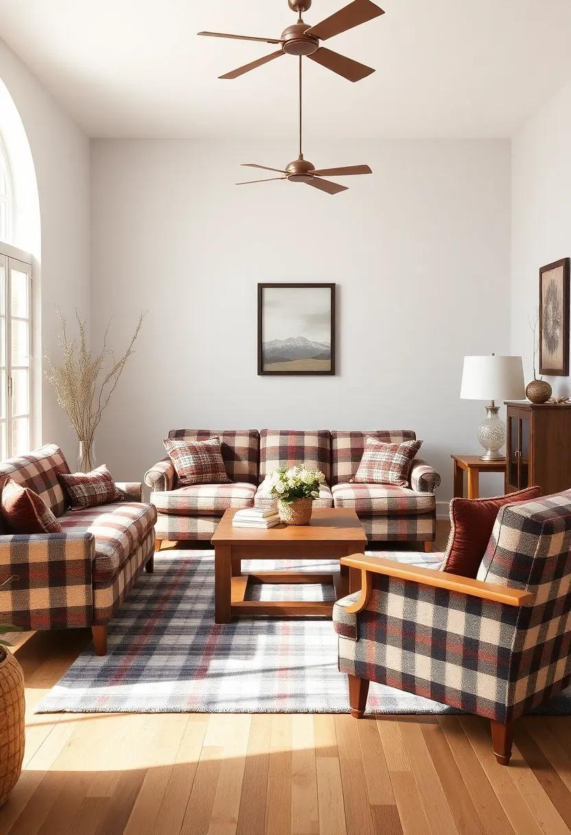 The Harmony of Comfort: Designing Cozy Seating with ‍Plaid