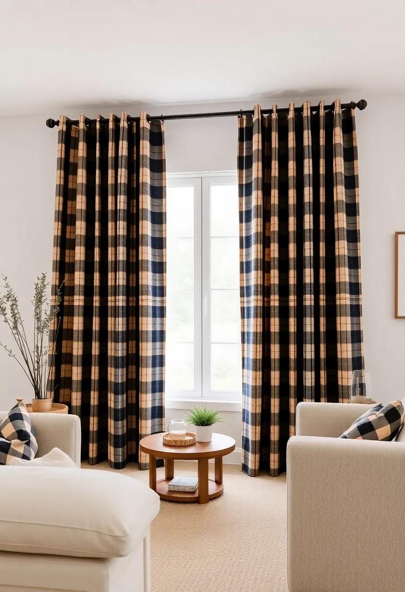 Windows to Comfort: Choosing Plaid Curtains⁣ for​ a Cozy Feel