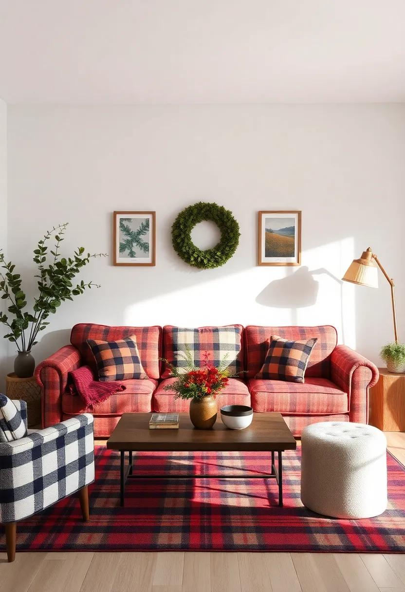 Layering ⁣with Love: Incorporating Plaid ⁣Fabrics in Throws ‍and‌ Cushions