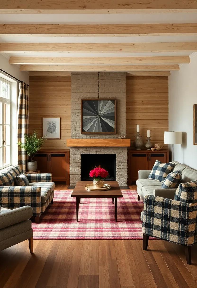 textures that ⁤Talk: The emotional Impact of Plaid in Interior Design