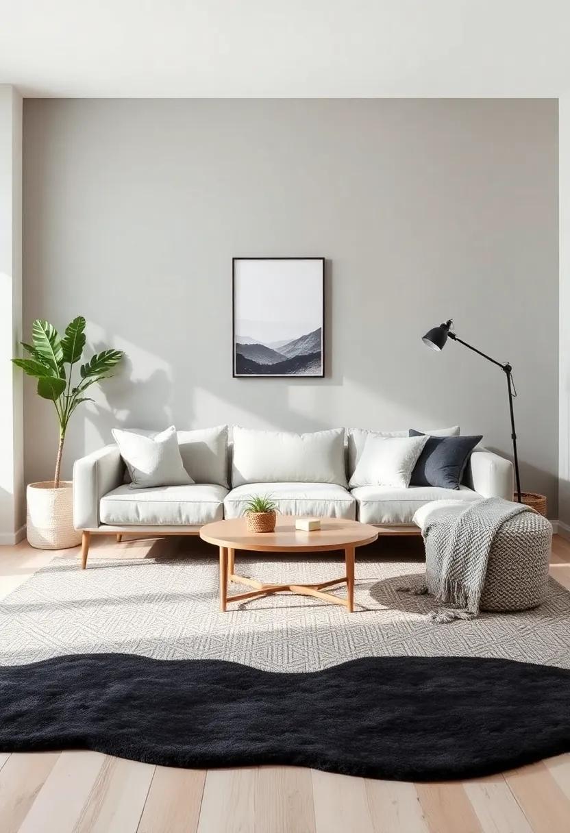 Comfy Area Rugs: ⁣Add softness underfoot with area rugs ⁣that define spaces and⁣ improve acoustics