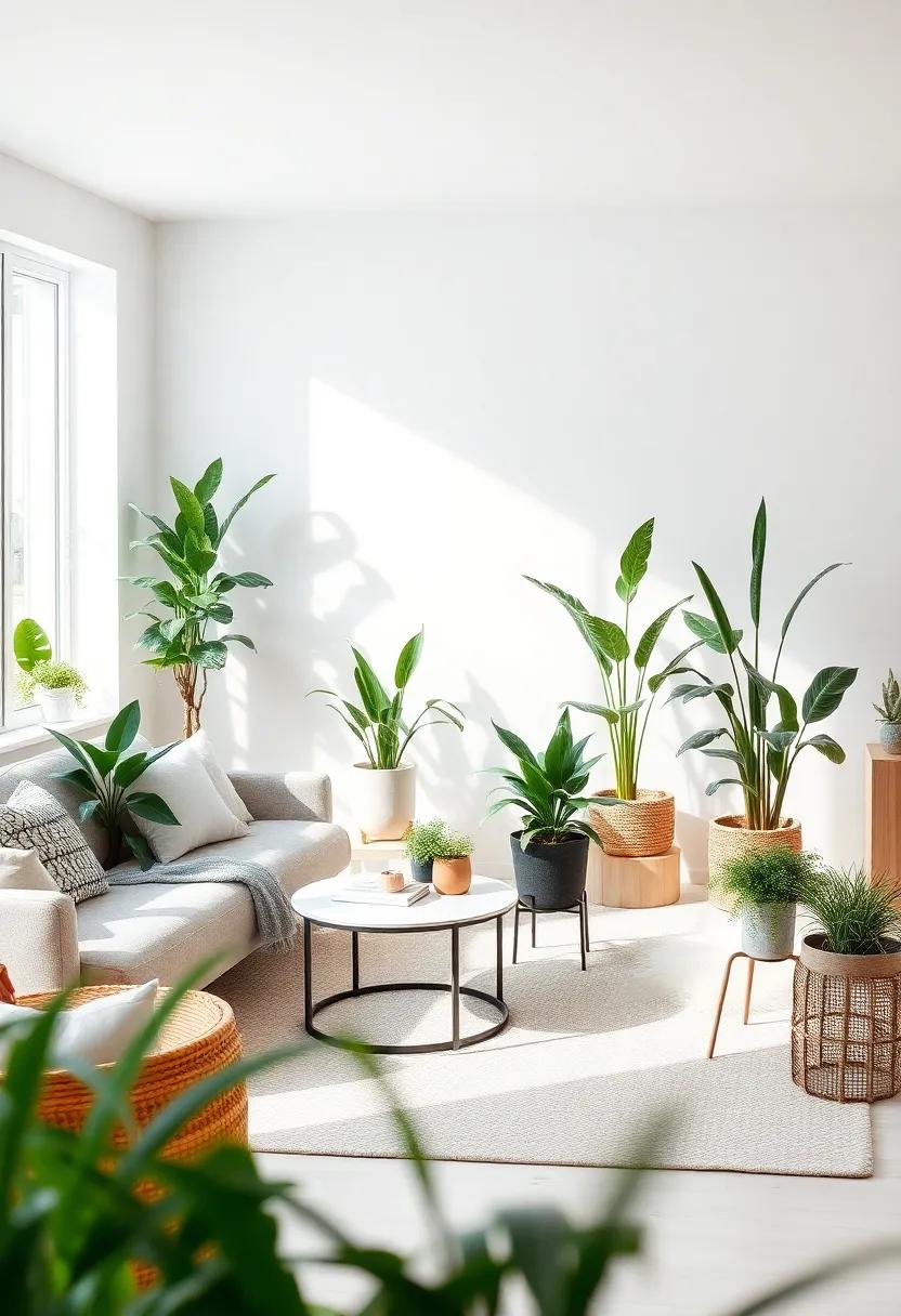 Indoor ‌Plants: ⁣Introduce greenery through houseplants⁤ to⁤ enhance the ‌vibe⁢ and purify the air