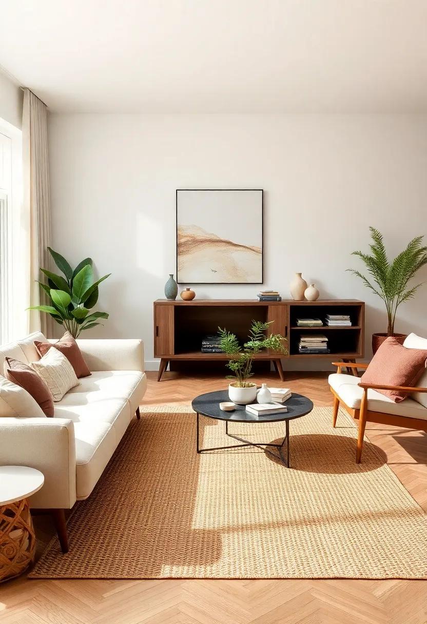 Embrace organic textures ⁣with a jute or⁣ sisal rug to‌ bring warmth and a sense of nature underfoot