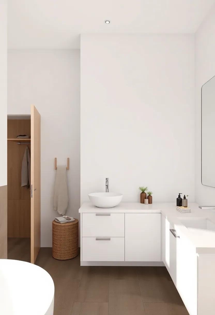 Natural Light and Open Storage: A Harmonious Bathroom Sanctuary