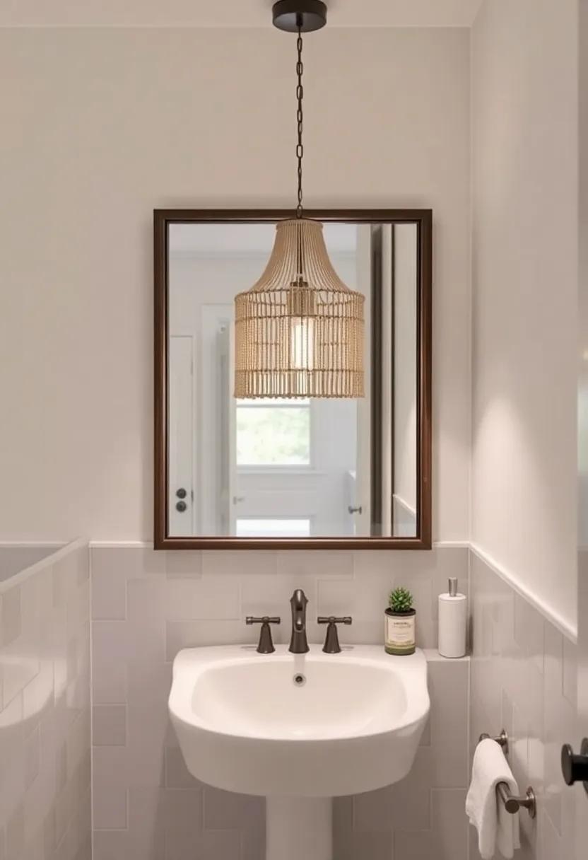 Beaded Lampshades: Choose beaded ⁤or decorated lampshades that provide a unique ⁢look while softly diffusing light throughout the bathroom