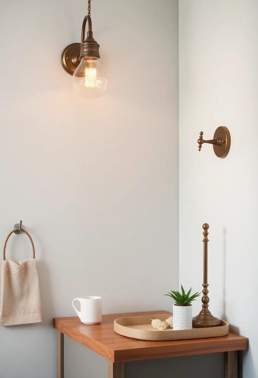 vintage Table Lamps: Place⁤ a charming vintage lamp on a countertop or shelf for a personal touch that‌ brings soft illumination to the space