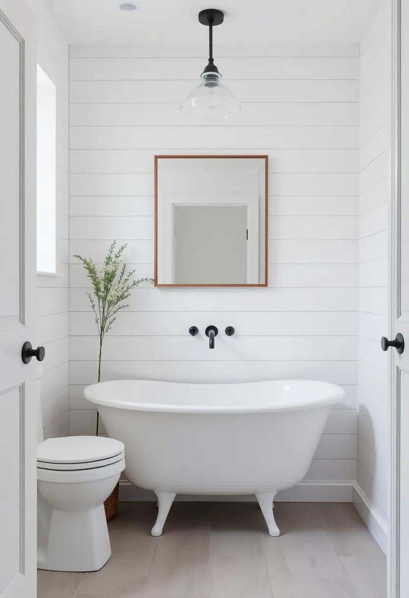 Exploring Shiplap Patterns⁣ for‌ Unique Bathroom​ Designs
