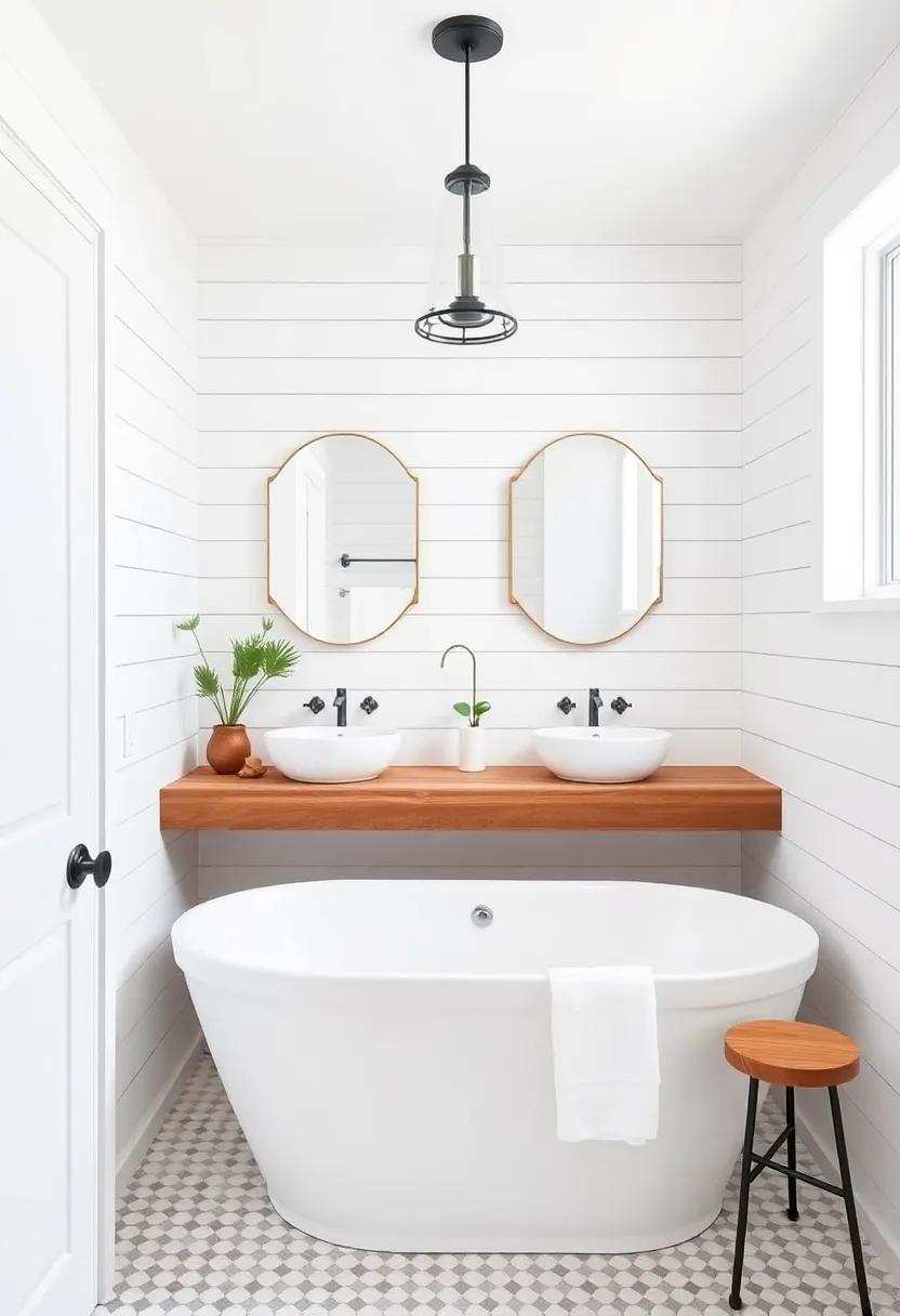 Utilizing Shiplap to ​Enhance ‍Visual Space in Small Bathrooms