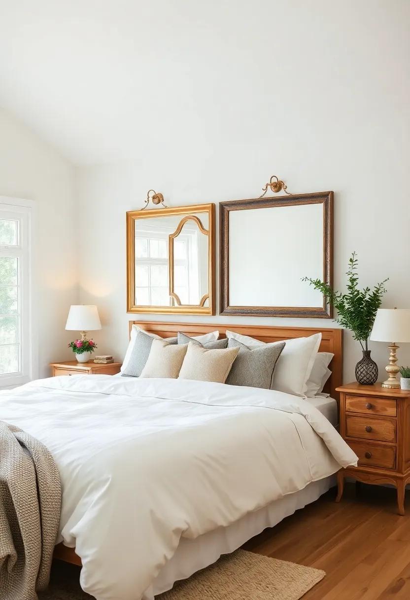 Adding Vintage Mirrors for Depth and‌ Character